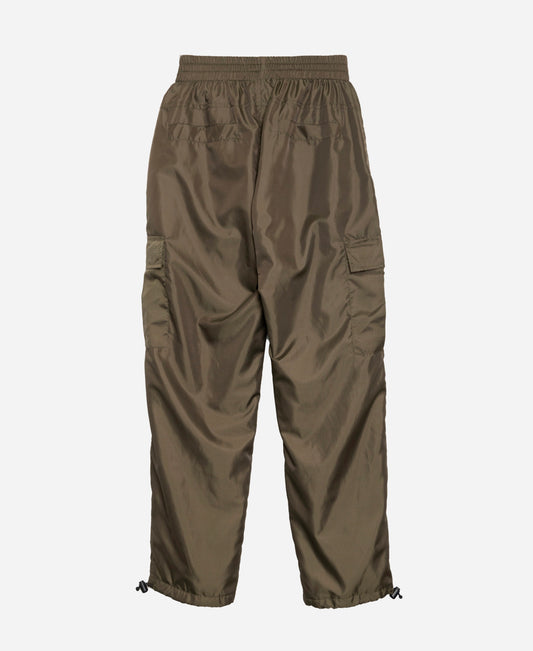 OLIVE NYLON PANTS