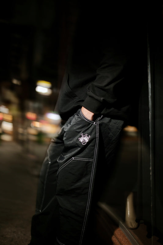 MAD STITCHES BLACK SWEATPANTS