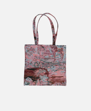 REVERSE TAPESTRY TOTE BAG