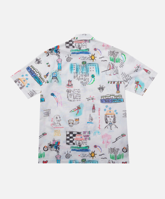 QAHIRA DOODLE SHIRT (pre-order)