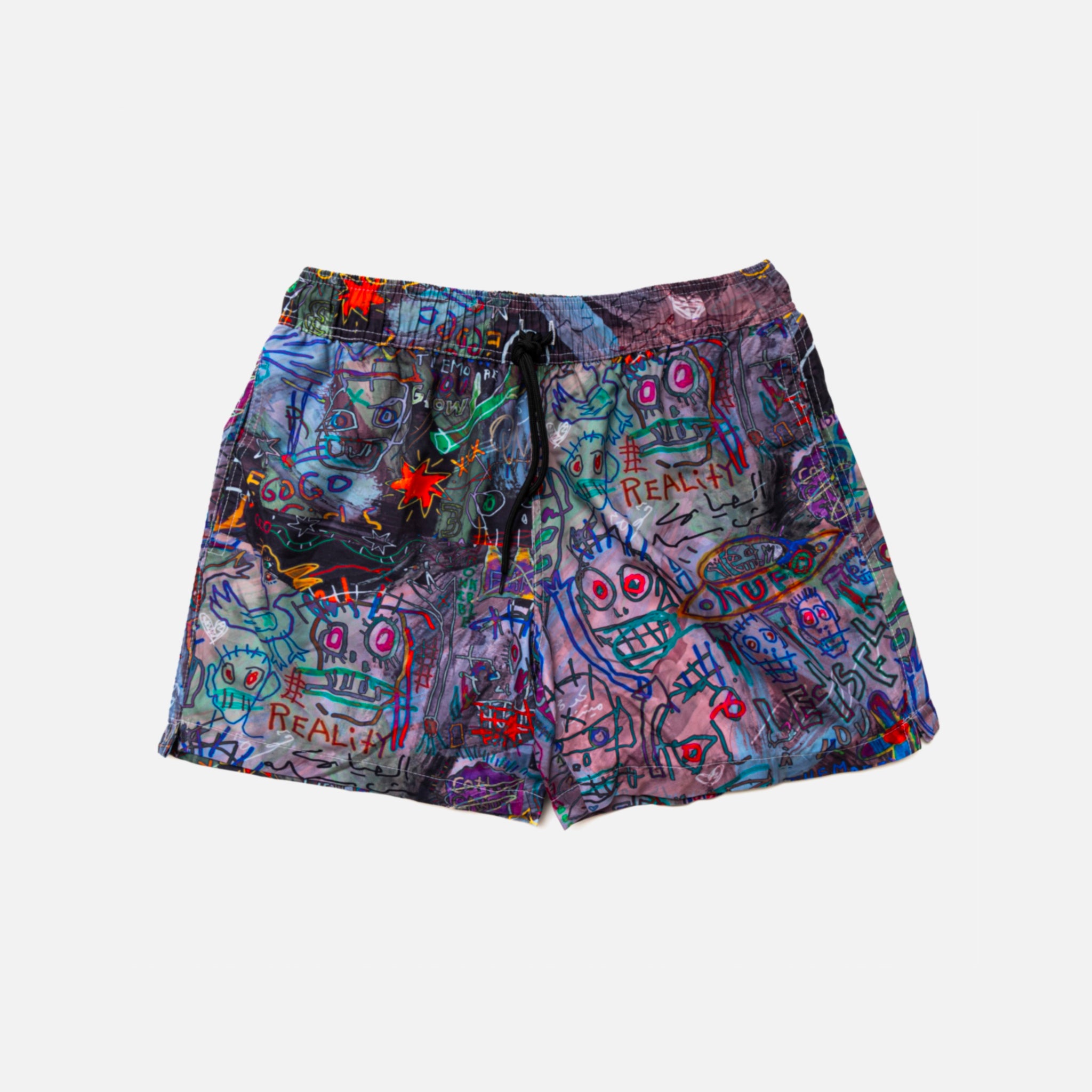 MAD SCRIBBLES SWIMSHORTS