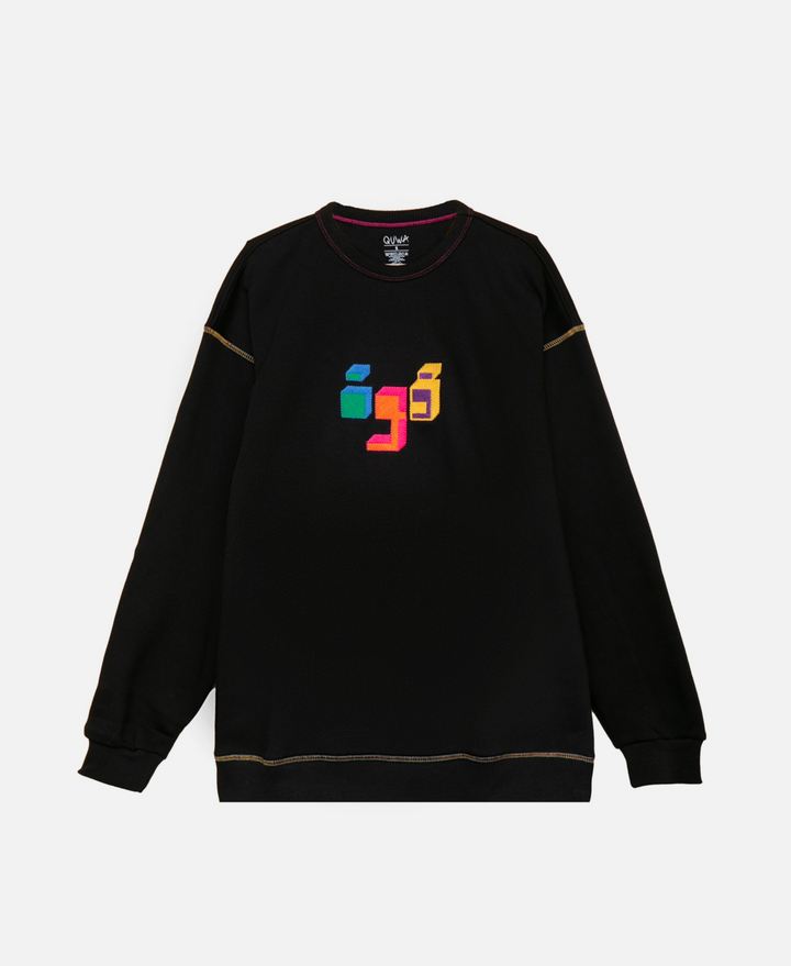 BLACK EGO SWEATSHIRT