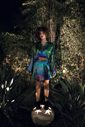 POISON IVY WRAP SKIRT