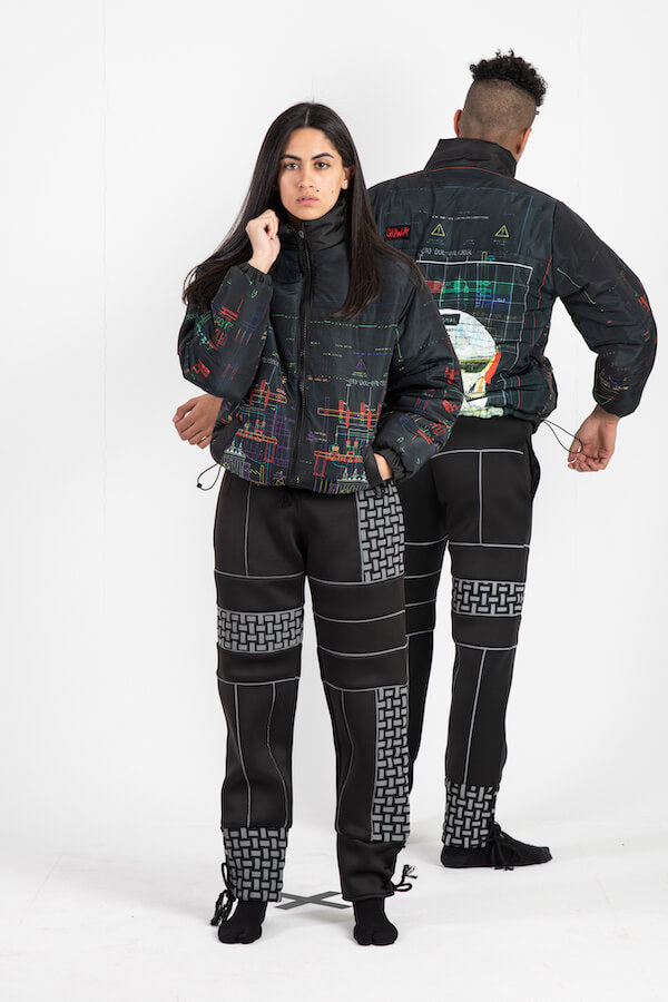 Electrocuted Puffer Jacket
